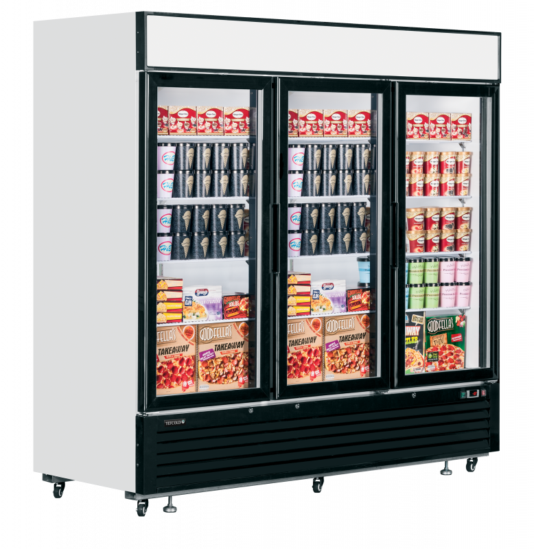TefCold LGF7500 Elegant displayfryser med lys top 1436 liter