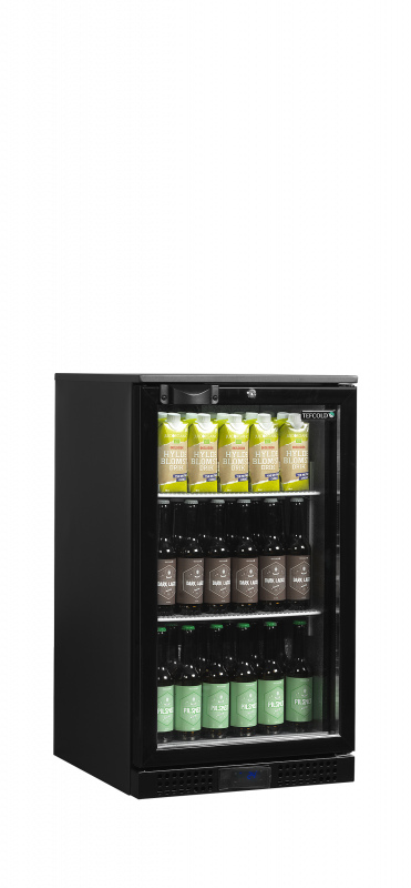 TefCold Backbar DB106H Energivenligt k&oslash;leskab 92 liter sort