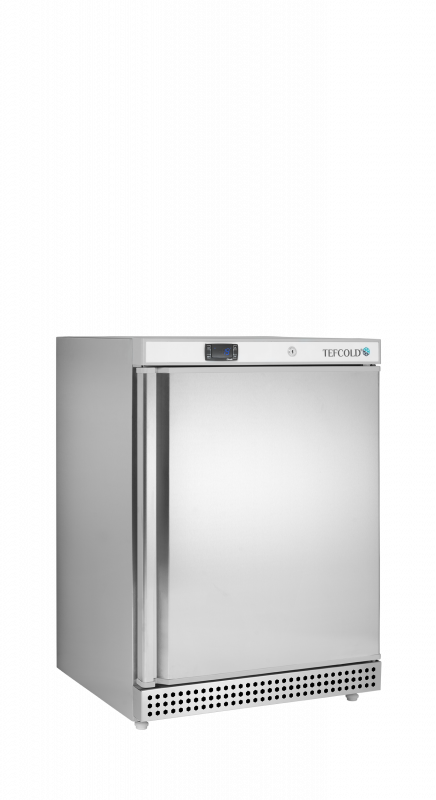 TefCold UR200X1 Energivenligt lagerk&oslash;leskab 119 liter rustfrit st&aring;l