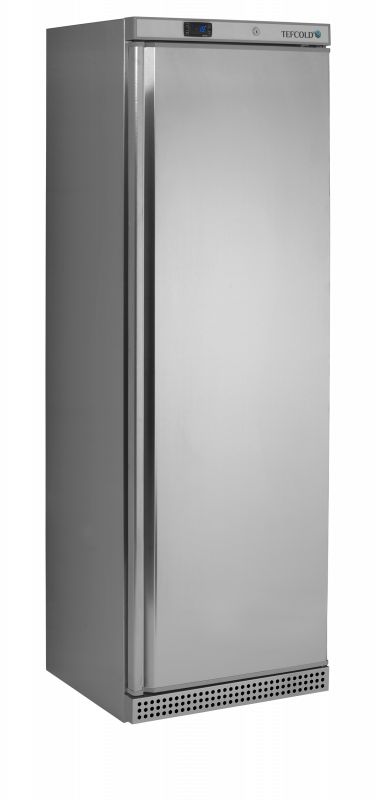 TefCold UF400S lagerfryseskab 340 liter rustfrit st&aring;l