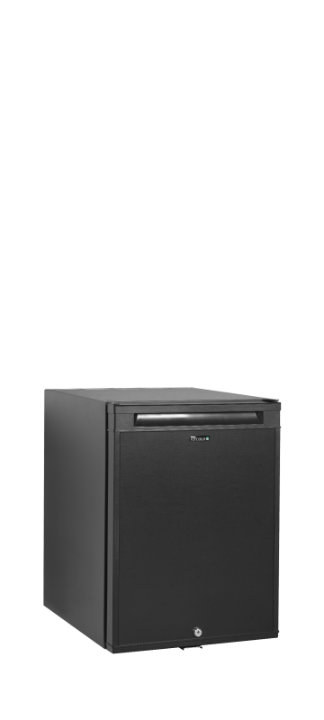 TefCold minibar TM45C utroligt lavt energiforbrug 34 liter sort