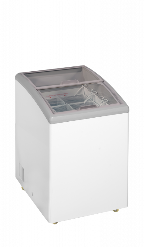 TefCold IDC152-W1 Elegant kummefryser 110 liter med buet glasskydel&aring;g