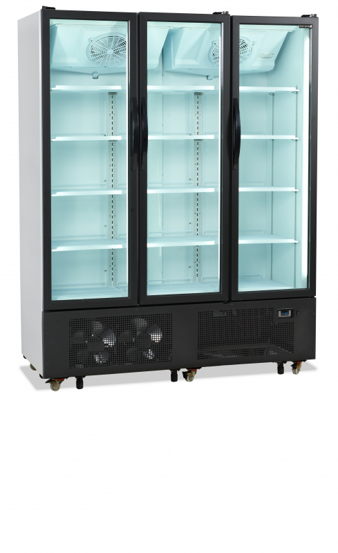 TefCold FS1600H 3-d&oslash;rs displayk&oslash;ler 825 liter hvid