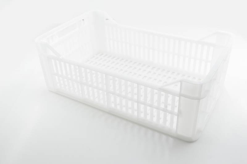 TefCold Plastkurv med l&aring;g hvid UF600/UF550