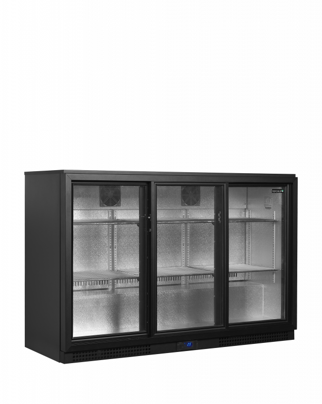 TefCold BA30S-3 backbar k&oslash;leskab Dobbeltlags sikkerhedsglas 288 liter