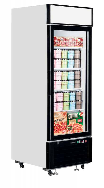 TefCold LGF2500 Elegant displayfryser med lys top 405 liter