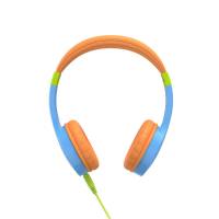 HAMA Headphone Teens Guard On-Ear kablet 85dB blå-orange