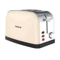 Taurus Vintage brødrister til 2 skiver cream