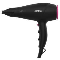 Solac Hårtørrer 2200 w Ionic sort let 450 g