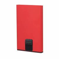 Samsonite kortholder med RFID-beskyttelse i aluminium rød