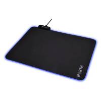 North Gaming Mousepad P100 RGB sort med lys