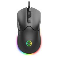 North Gaming mus M100 RGB ergononisk sort