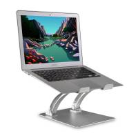 DESIRE2 Laptop Stander Dual Pivot Riser Justerbar Aluminiun Sølv