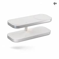 Zens trådløs oplader Quattro Pro 4 Qi2 hvid