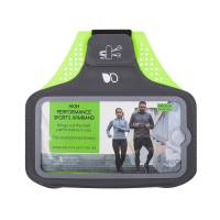 GEAR Sportsarmbånd Premium Universal Medium 6.1" Grå/Gul