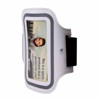 GEAR Sportsarmbånd Universal L/XL 4,7" f.eks iPhone 6/7/8/SE2020 Hvid