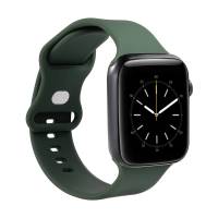 GEAR Watchband Silicone Apple Watch 38/40/41 olivengrøn