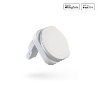 Zens trådløs rejse opladere 2-i-1 Magnetisk + Watch hvid
