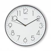 HAMA Corsica Wall Clock 30 cm Black/White
