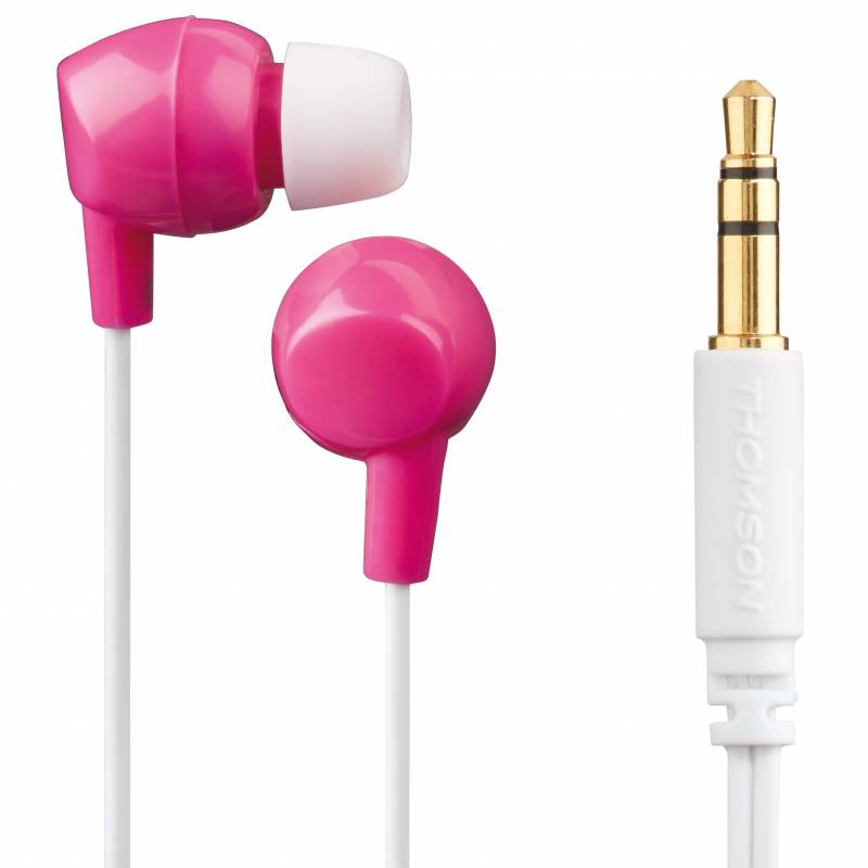 THOMSON Hovedtelefon In-Ear EAR3106BL Volumespær 85dB Rosa