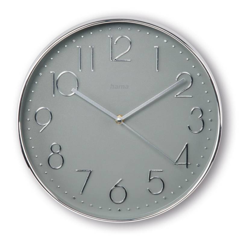 HAMA Corsica Wall Clock 30 cm s&oslash;lv