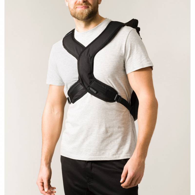 Swedish Posture Ergonomisk rygsæk 15-24 liter sort
