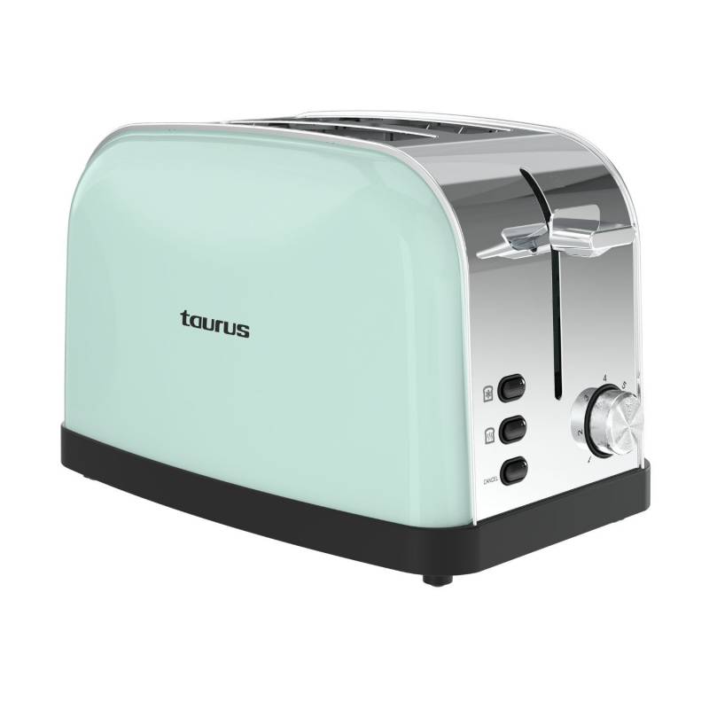 Taurus Vintage brødrister til 2 skiver mint
