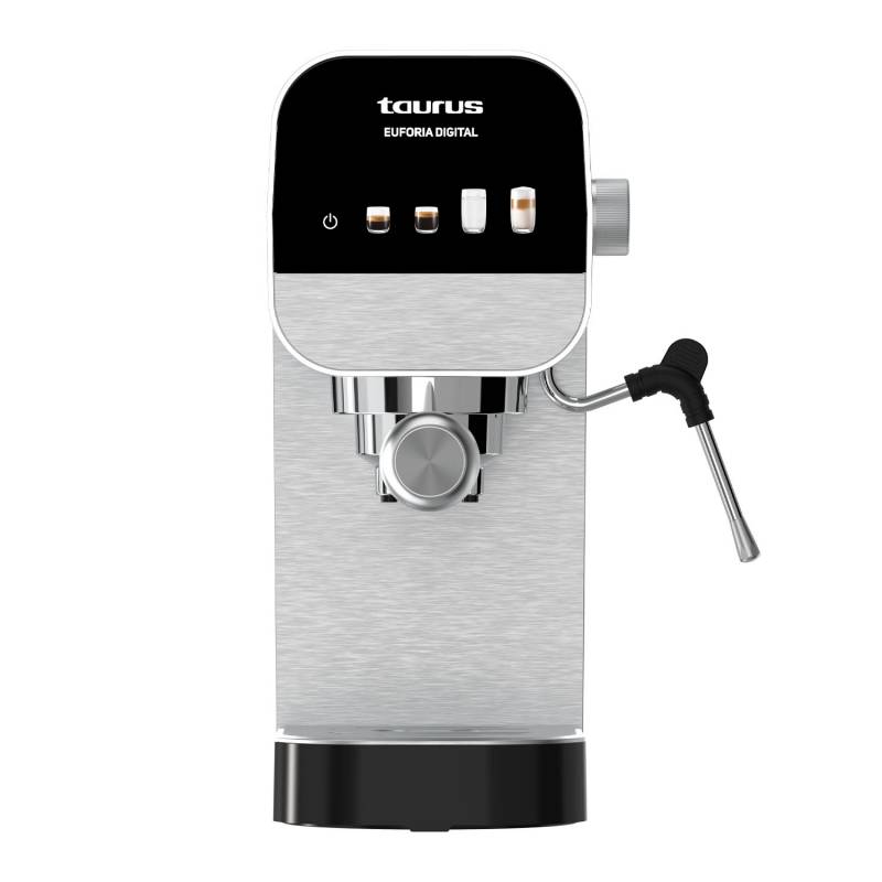 Taurus espressomaskine Euforia Digital 1350 W s&oslash;lv og sort