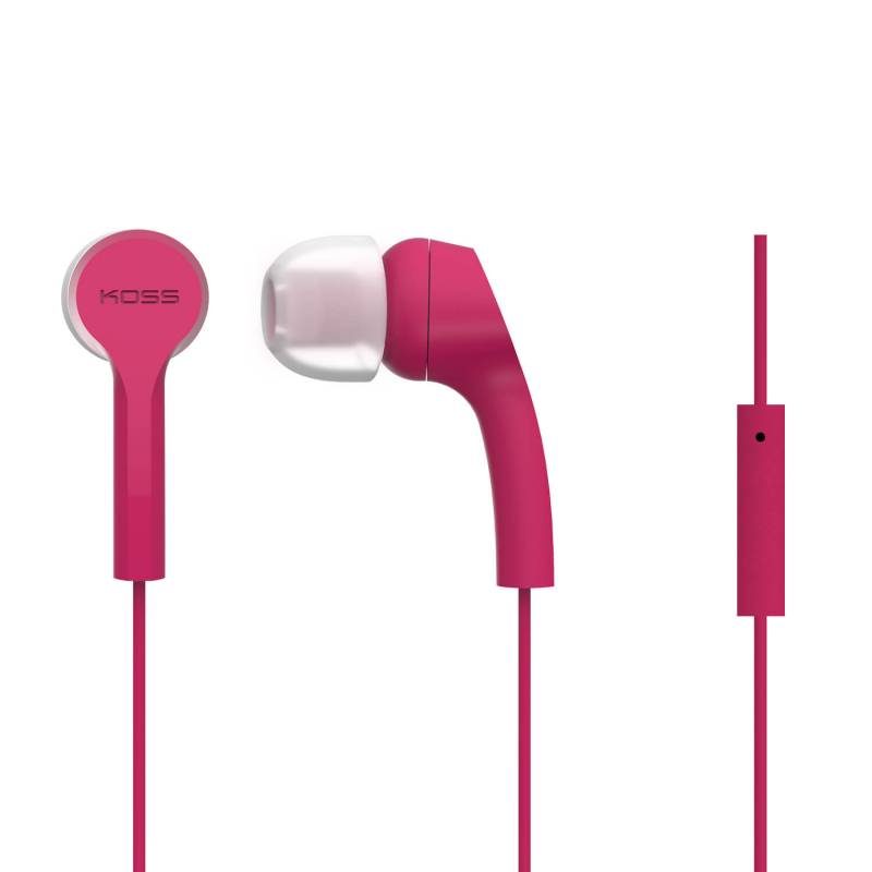 KOSS Hovedtelefon In-Ear KEB9i Rosa Mic