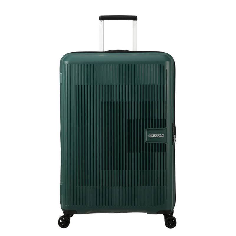 American Tourister Aerostep Spinner kuffert 77cm grøn