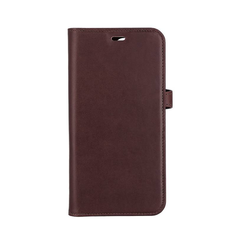 Buffalo 2in1 Wallet l&aelig;der mobilcover iPhone 14 Pro Max brun