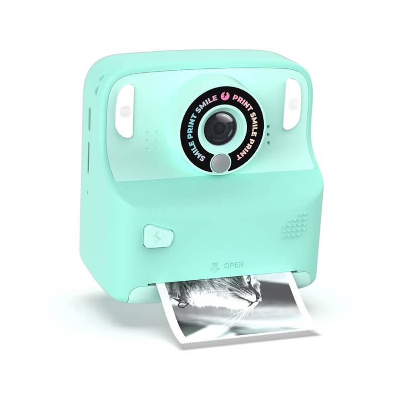 Kamera Instant Cam Pixiprint med 5 film og 5 spil turkis