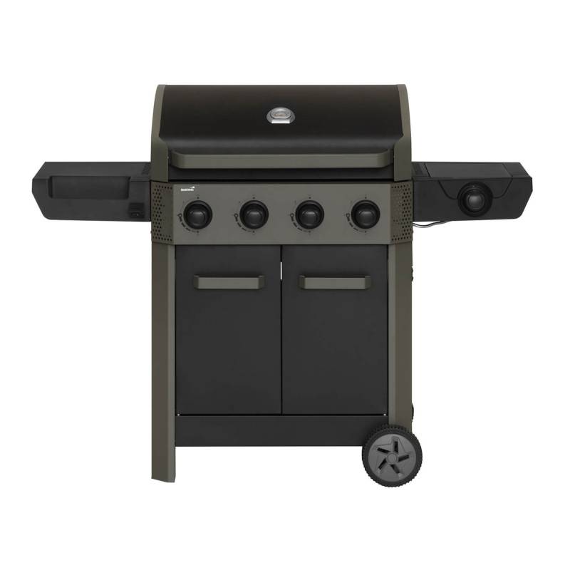 Augusta 4+1 gasgrill med fire brændere og en sidebrænder