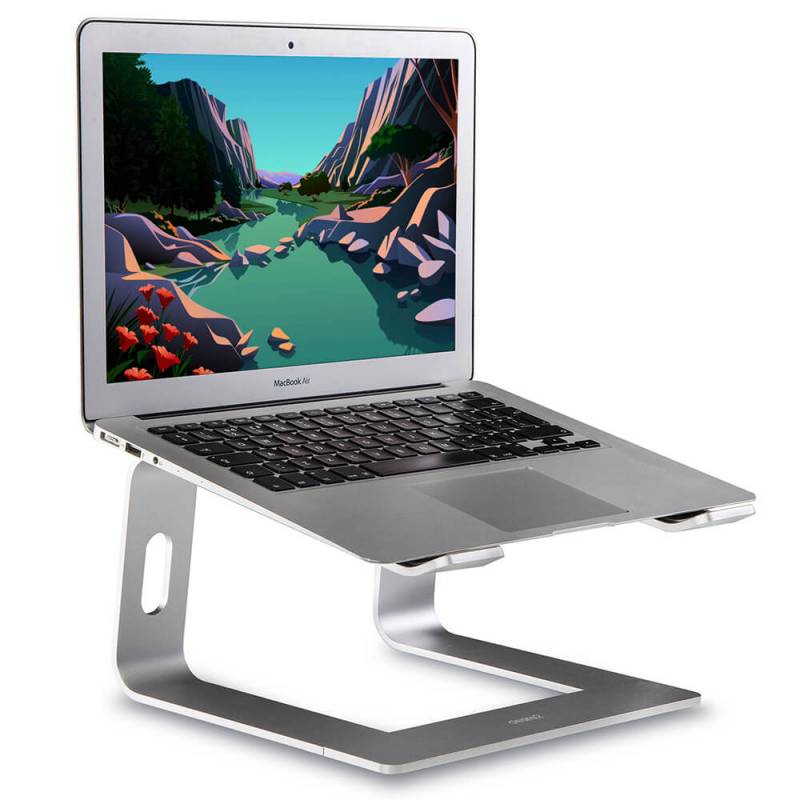 Desire2 Supreme Pro laptop stander aluminiun sølv