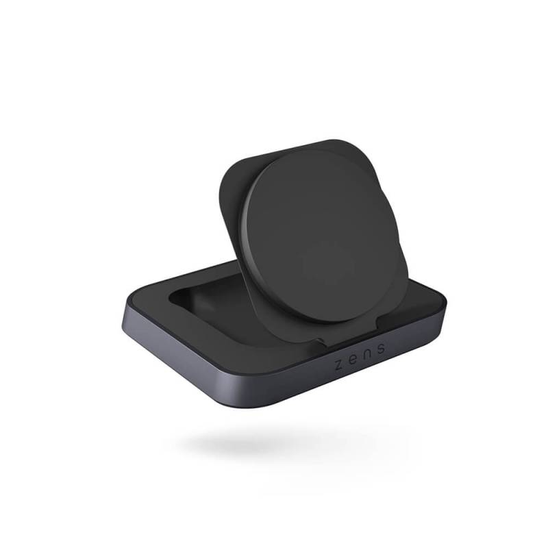 Zens Nightstand Qi 15W trådløs oplader til Apple sort