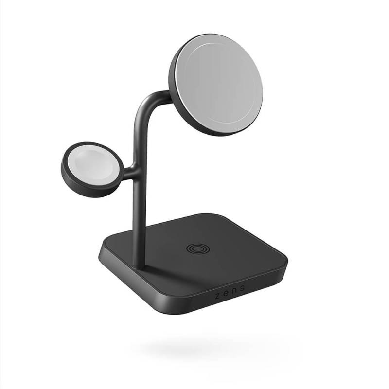Zens Magsafe 4i1 ladestation til iPhone og Apple Watch sort