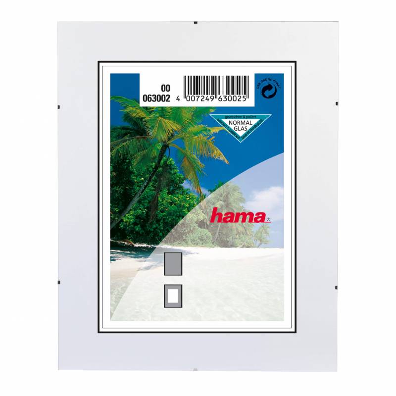 Hama skifteramme Clip-Fix med glas 10,5x15cm