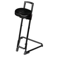 Twin Anti-Fatigue ståstol med 8 højdeindstillinger sort