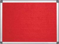 Twin filt opslagstavle 180x120cm r&oslash;d