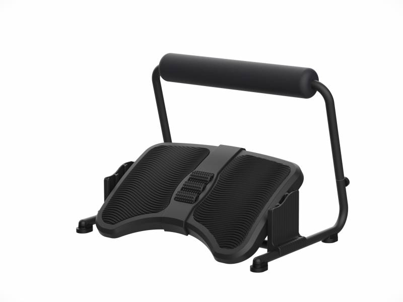 Twin Anti-Fatigue fodstøtte med justerbar højde sort