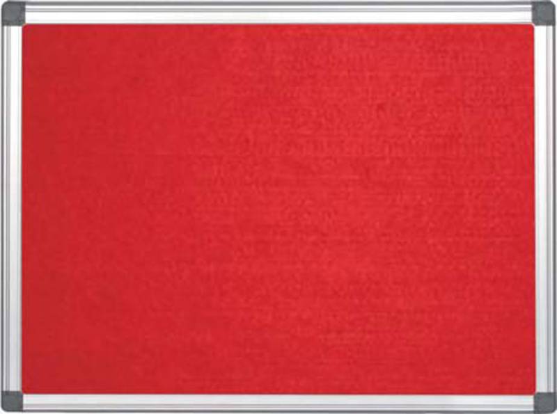 Twin filt opslagstavle 150x100cm r&oslash;d