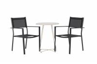 Bacong caf&eacute;s&aelig;t med bord &Oslash;60cm og to Copacabana stole