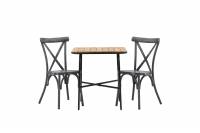 Holmbeck&Tablas haves&aelig;t med cafebord 70x55cm og 2 stole