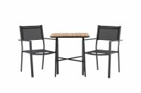 Holmbeck caf&eacute;s&aelig;t med bord 70x55cm og to Copacabana stole