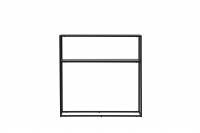 Georgetown sidebord 30x80cm st&aring;l sort