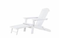 Tropea solstol i akacia tr&aelig; FSC 100% hvid