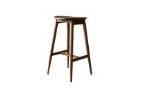 Orust barstol 77cm i gummitr&aelig; mocca