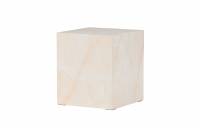 York sofabord 40x40x45cm marmorlook gul