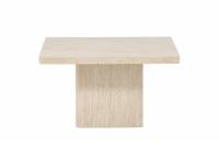 Qvart sofabord 80x80x46 cm MDF beige