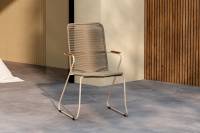 Bois havestol stabelbar 93x63x65cm beige